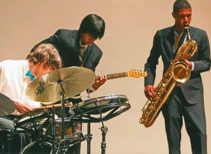 Tao playing the saxophone (NWS '09)